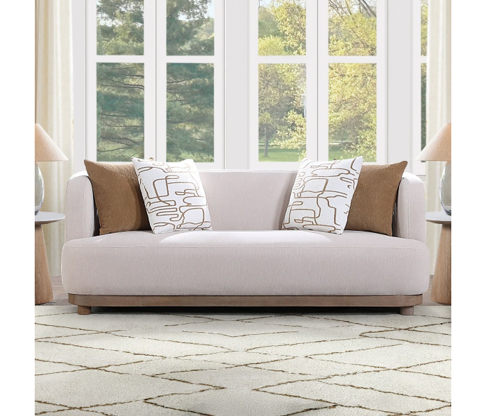 Duncan - Sofa With 4 Pillows - White, 86"