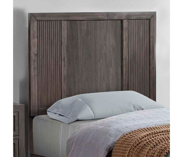 Modern Edge - Twin Panel Headboard - Caffe - Dark Brown