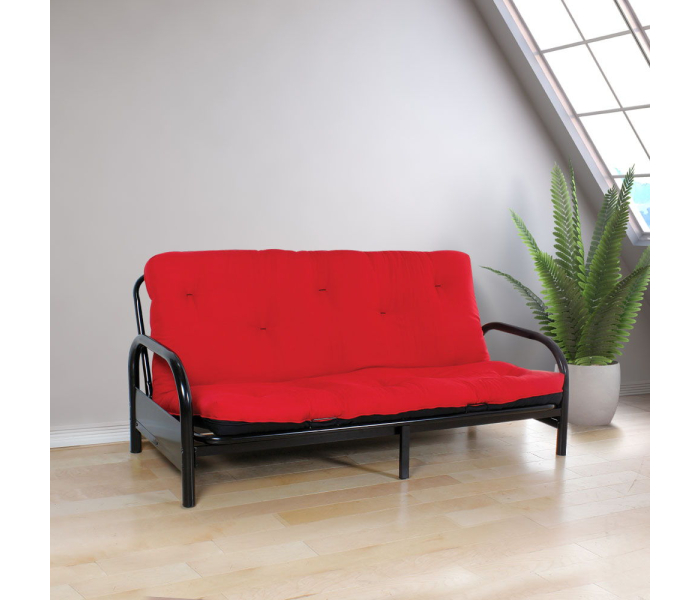 Nabila - Full Futon Mattress, 8"H - Red - 74" - Red