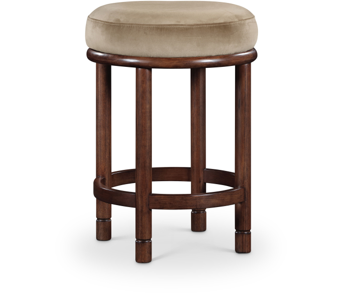 Monette - Counter Stool With Brown Base