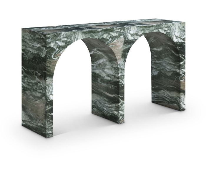 Faenza - Marble Finish Console Table, 55.5"