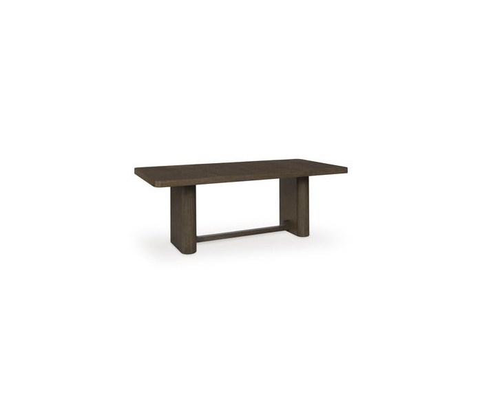 Radkin Rectangular Dining Room Table Burnished Brown, 84"
