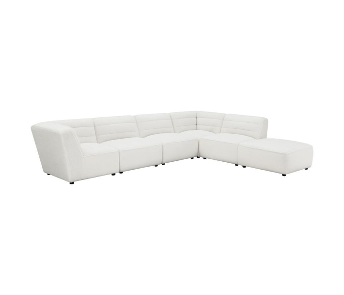Sunny - 6 Piece Upholstered Modular Sectional Sofa - Natural, 143"