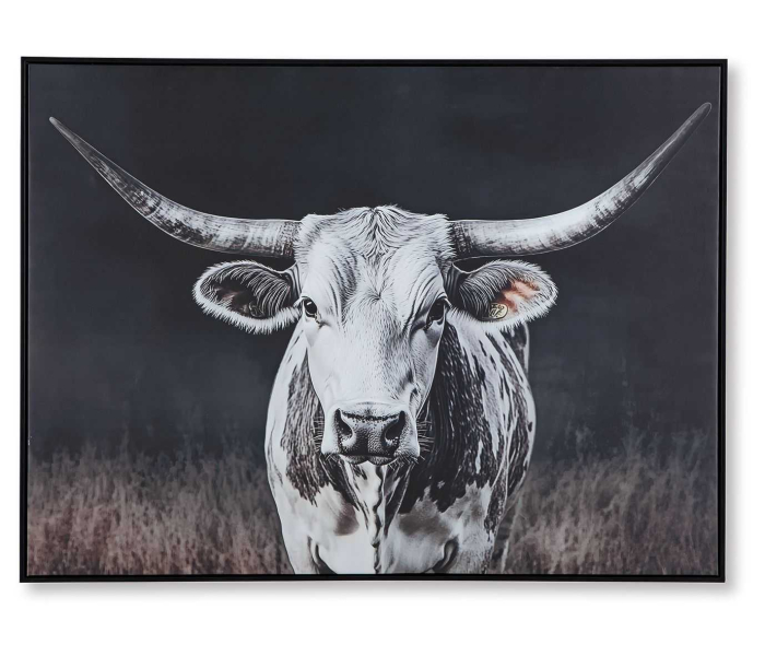 Harlandale - Black / White / Brown - Wall Art