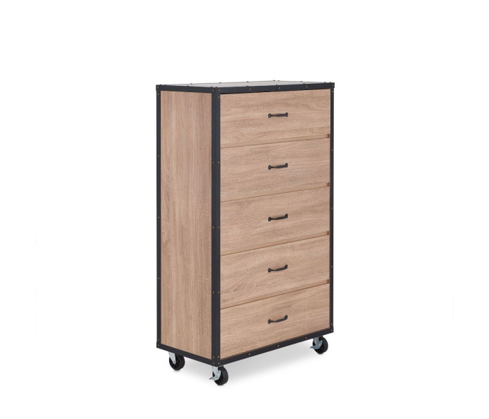 Bemis - Chest - Weathered Light Oak, 51" Tall