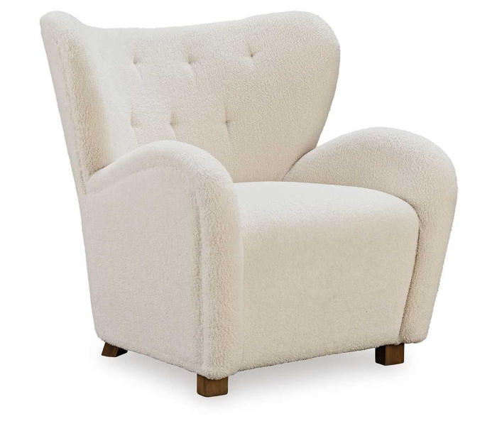 Larbell - Ecru - Accent Chair