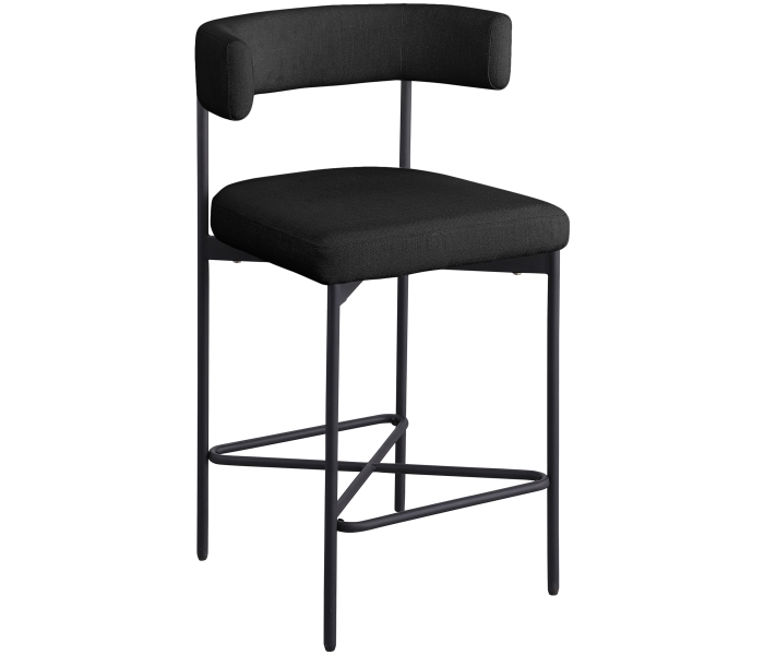 Rivage - Durable Stool With Black Frame (Set of 2)