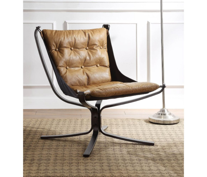 Carney - Accent Chair - Coffee Top Grain Leather