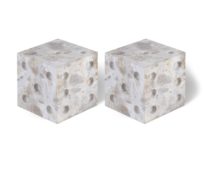 Dice - Marble Decorative, 4"