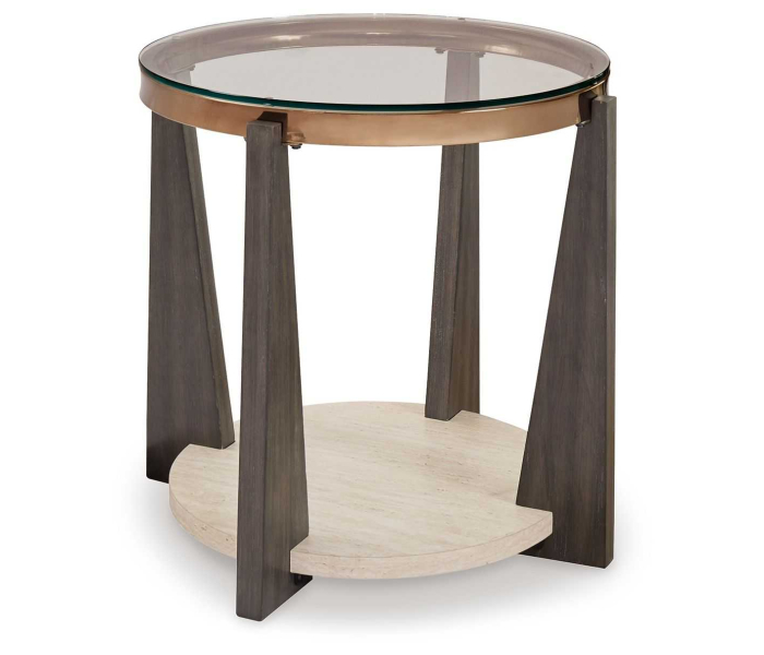 Frazwa - Multi - Round End Table, 24.25"