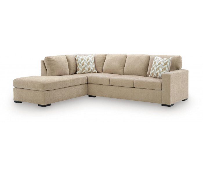 Bridgepoint 2-Piece Sleeper Sectional With LAF Corner Chaise Almond