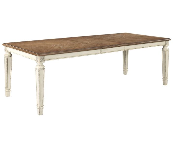 Realyn - Chipped White - Rectangular Dining Room Extension Table, 42.25"