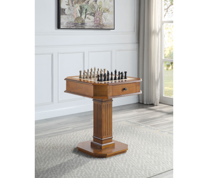 Galini - Gaming Table - Black Finish, 28"