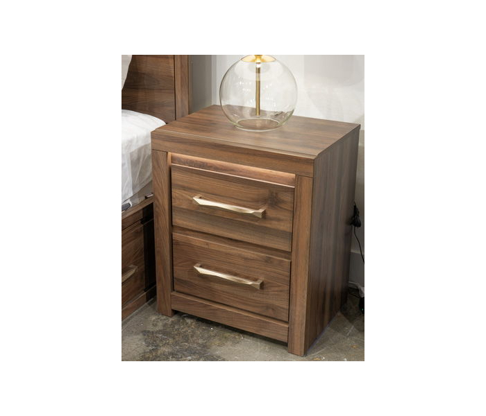 Janfyn Two Drawer Night Stand Brown