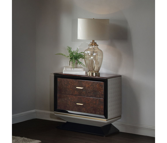Jamonica - Nightstand With 2 Drawers - Dark Brown
