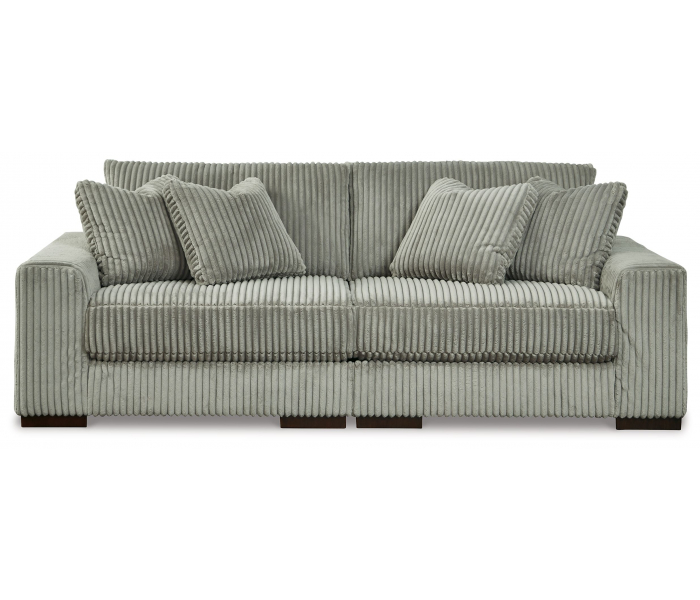 Lindyn Sectional Sofa 2 Pc Fog, 98"