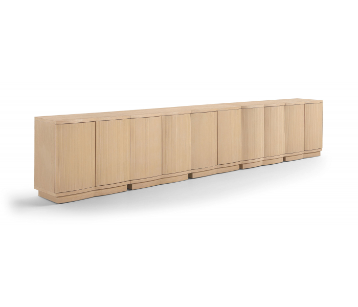 Aveline - 5 Piece Sideboard / Buffet - Natural - Light Brown