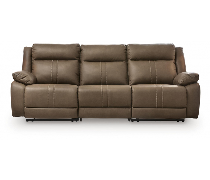 Max-Momentum 3-Piece Power Sectional Reclining Sofa Biscotti, 101"