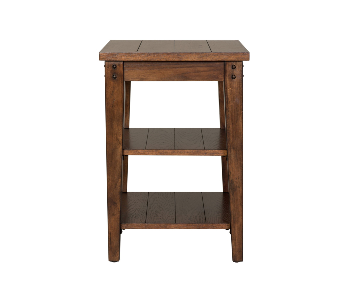 Lake House - Tiered Table - Rustic, 18"