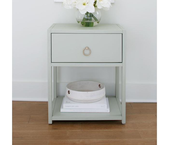 East End - 1 Shelf Accent Table - Green Mist, 21"