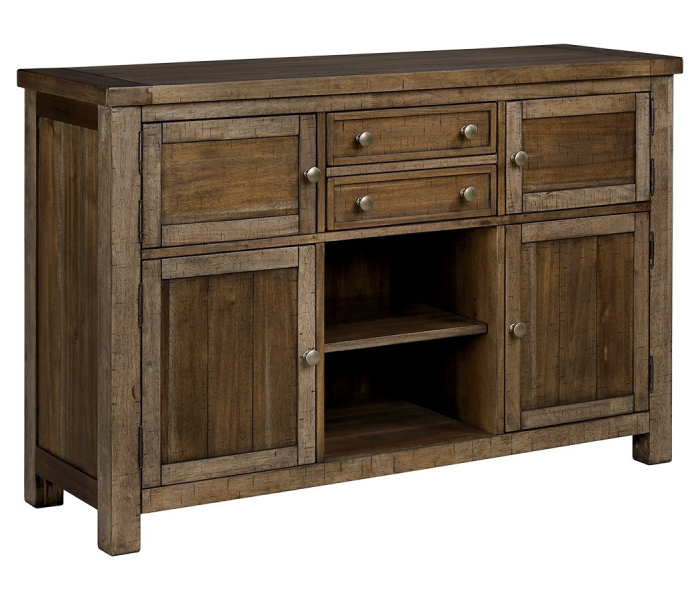 Moriville - Grayish Brown - Dining Room Server