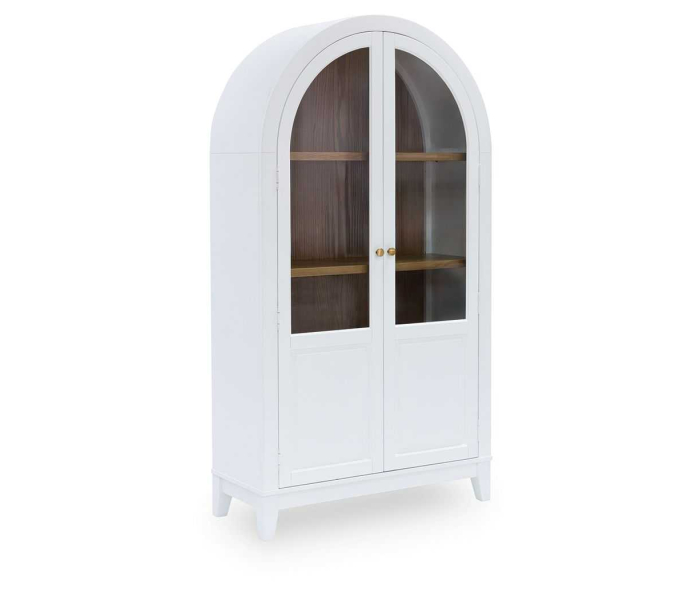 Dagandale - White / Natural - Accent Cabinet