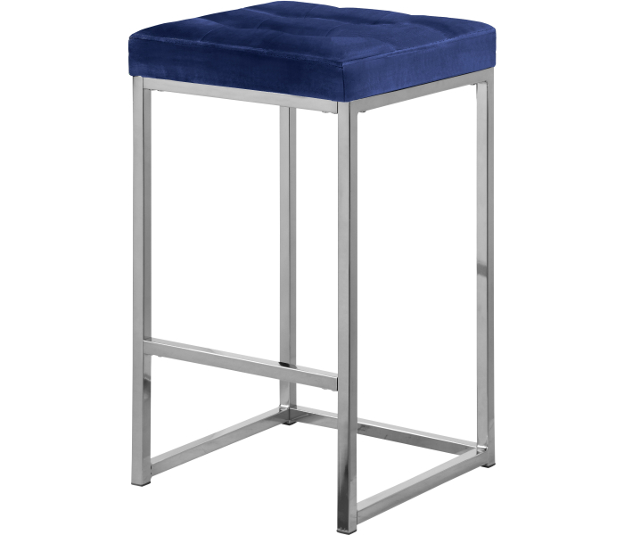 Nicola - Stool (Set of 2) - Navy - Fabric