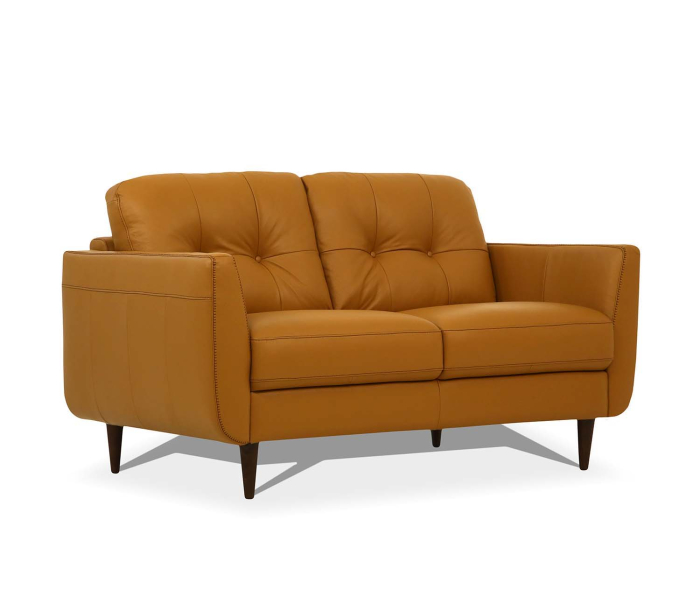 Radwan - Loveseat - Camel Leather