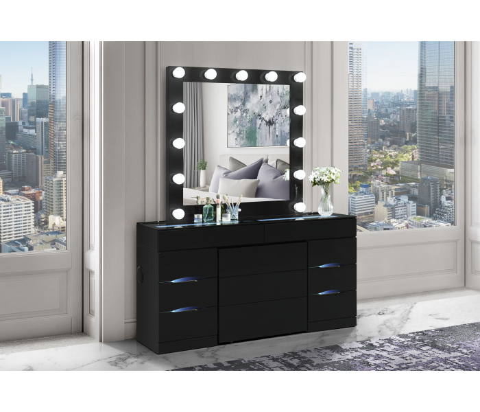 Ella - Vanity With Speaker - Black