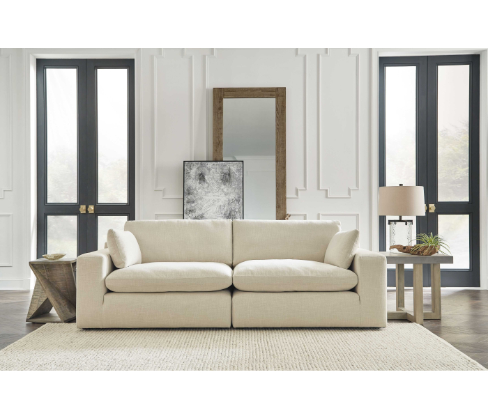 Elyza - Linen - Loveseat 2 Pc Sectional