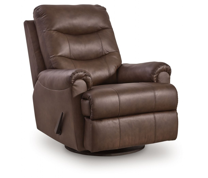 Flynwood - Swivel Glider Recliner - Espresso