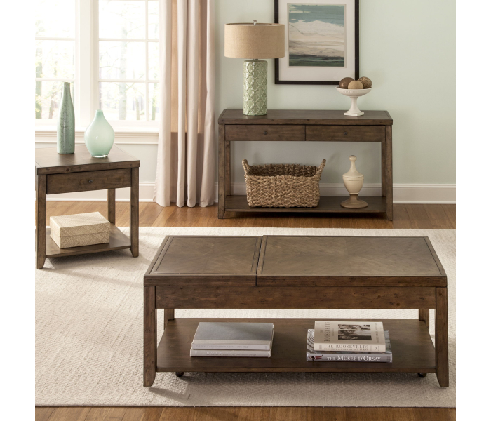 Mitchell - 3 Piece Table Set (1 Cocktail 2 End Tables)
