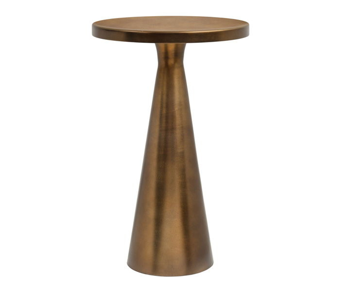 Budington Accent Table Light Bronze Finish, 14"