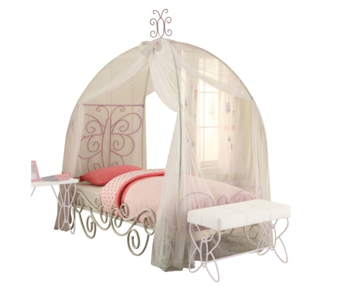 Priya II - Full Bed - White & Light