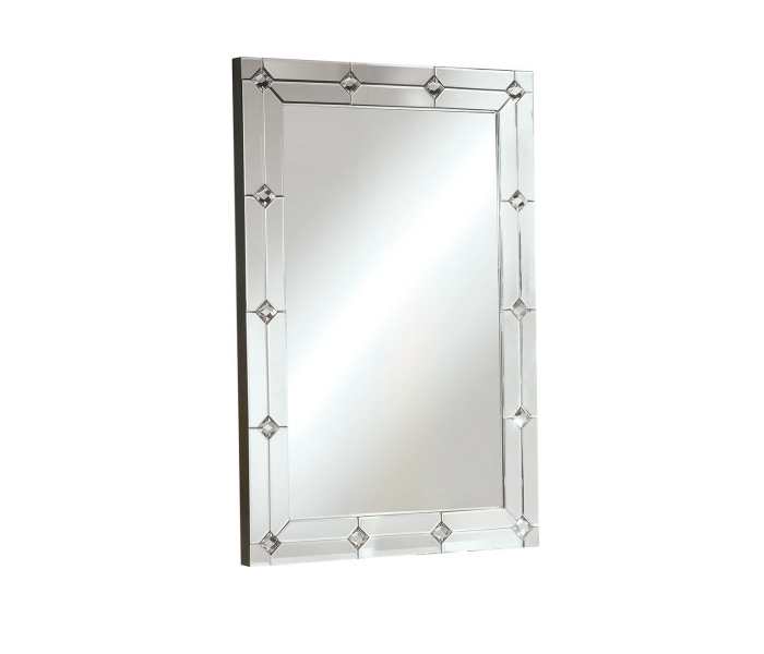 Hessa - Wall Decor - Mirrored & Faux Rhinestones
