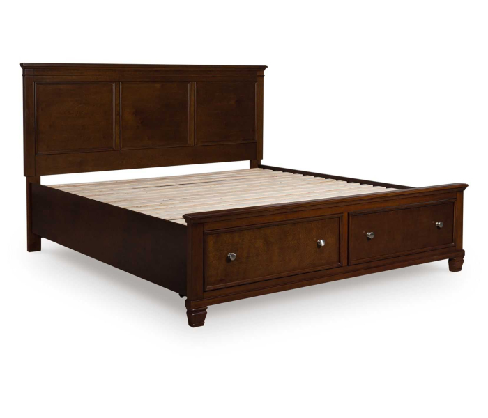 Danabrin Panel Storage Bed Brown