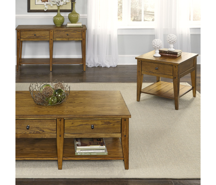 Lake House - 3 Piece Table Set (1 Cocktail 2 End Tables)