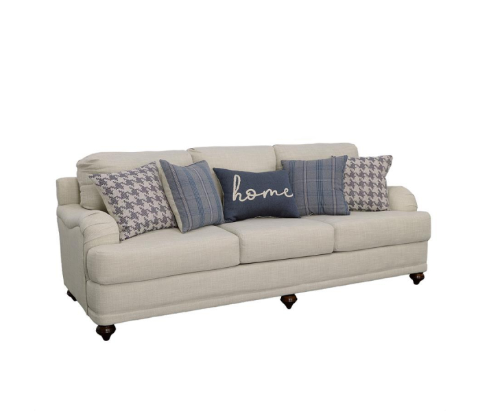 Glenn - Upholstered English Arm Sofa - Light Gray And, 91"