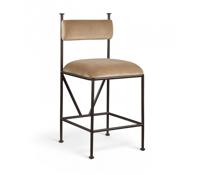 Monarch - Velvet Counter Stool (Set of 2)