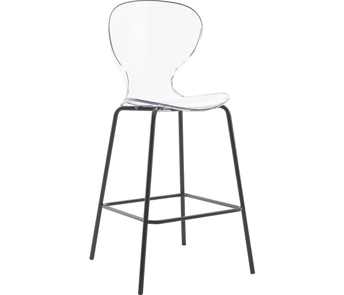 Clarion - Stool (Set of 2) - Matte Black - Metal