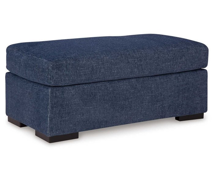 Evansley - Navy - Ottoman