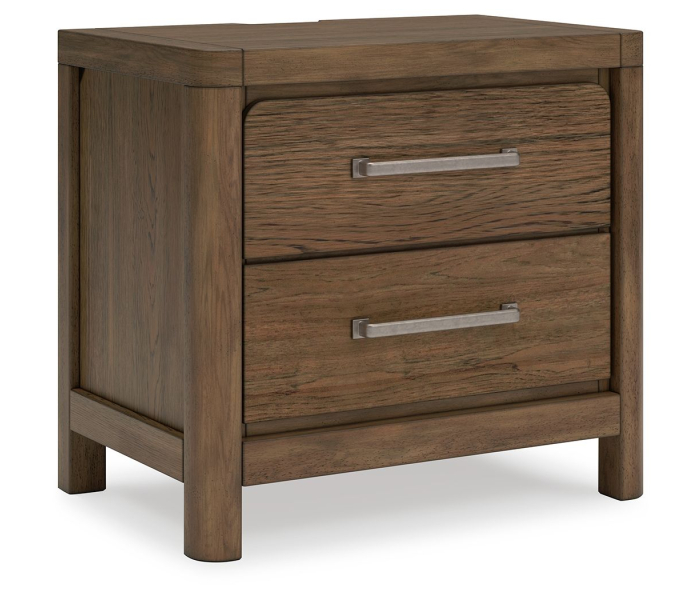 Cabalynn - Light Brown - Two Drawer Night Stand
