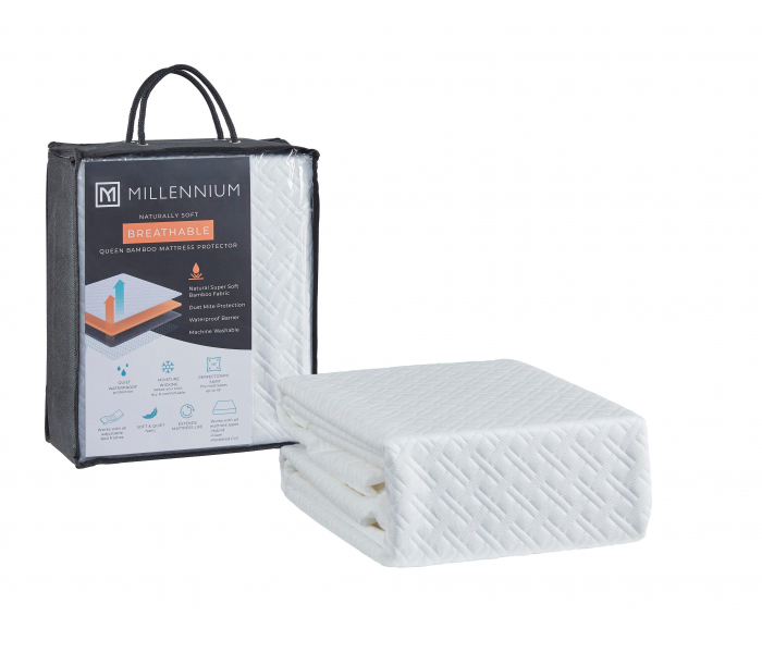 Basic Protector Queen Mattress Protector White