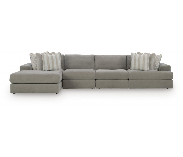 Avaliyah 4-Piece Sectional With Laf Corner Chaise Ash, 160"
