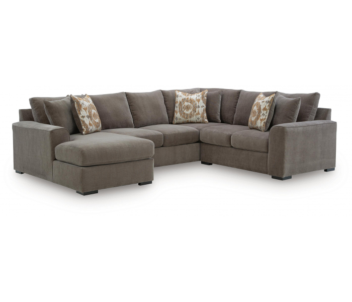 Larson Levee 3-Piece Sectional With LAF Corner Chaise Espresso