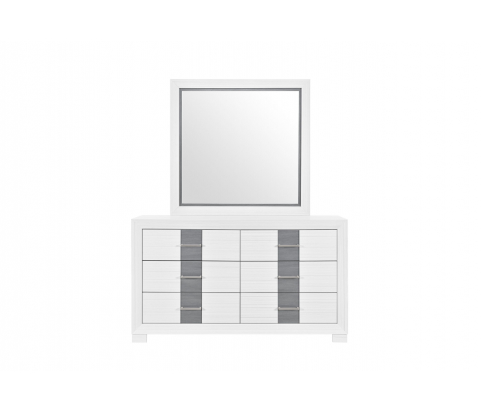 Optimus - Mirror - White / - White, 40.94" Wide
