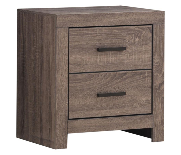 Brantford - 2-Drawer Nightstand - Barrel Oak