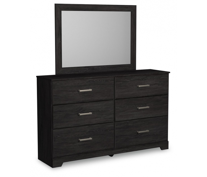 Belachime Dresser, Mirror Black, 59.5" Wide
