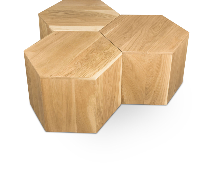 Eternal - Coffee Table - 3 Piece Natural, 42"