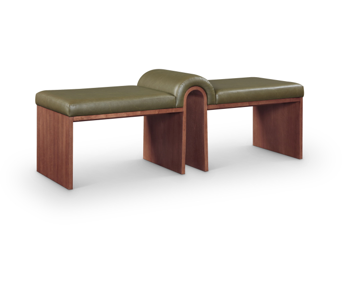 Delphine - Vegan Leather Bench